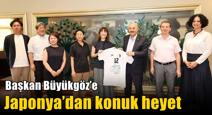 Başkan Büyükgöz’e  Japonya’dan Konuk Heyet