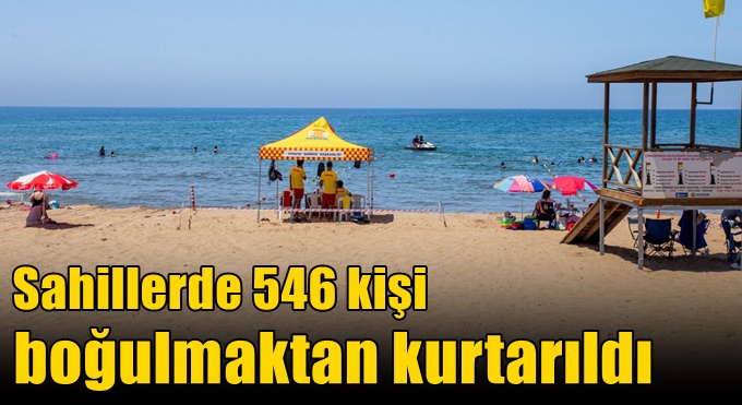 Sahillerde 546 kişi boğulmaktan kurtarıldı