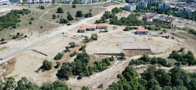 İlimtepe Millet Bahçesi’nde çalışmalar sürüyor