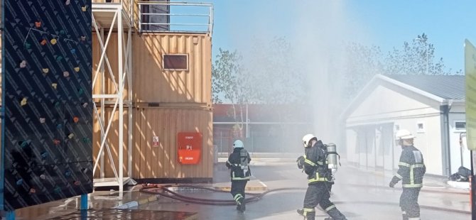 İtfaiyeden Ford Otosan’a yangına müdahale eğitimi