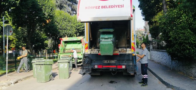 Çöp konteynırları düzenli temizleniyor