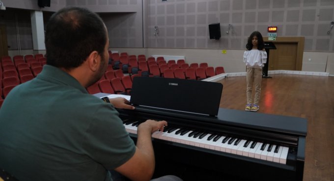 Konservatuvar öğrencisi olabilmek için ter döktüler