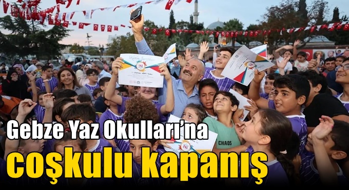 Gebze Yaz Okulları’na Coşkulu Kapanış