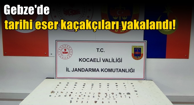 Gebze'de tarihi eser kaçakçıları yakalandı!