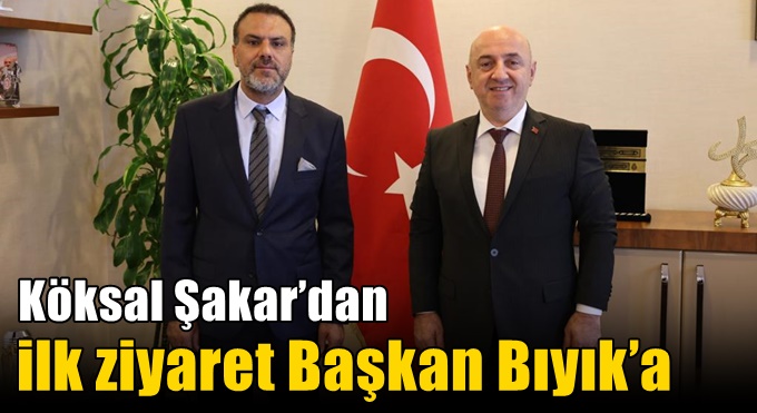 Şakar’dan ilk ziyaret Başkan Bıyık’a