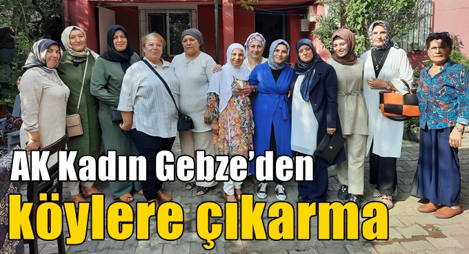 AK Kadın Gebze’den köylere çıkarma