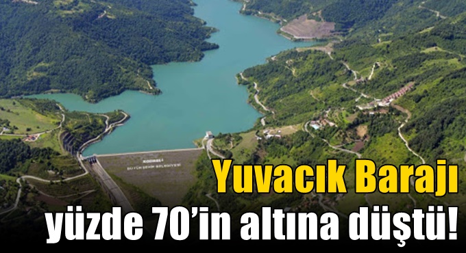 Yuvacık Barajı yüzde 70’in altına düştü!