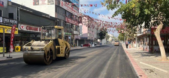 Körfez Adnan Kahveci Caddesi ve Atatürk Bulvarı asfaltlanıyor