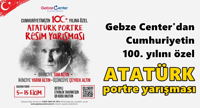 Gebze Center'dan Cumhuriyetin 100. yılına özel etkinlik