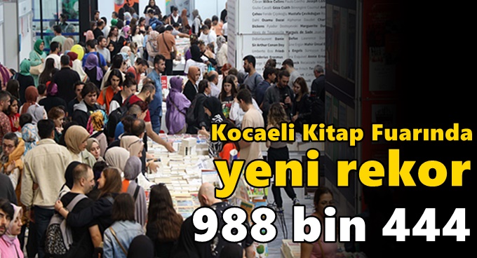 Kocaeli Kitap Fuarı tüm zamanların rekorunu kırdı