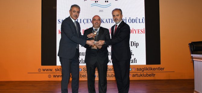 Körfez Dip Çamuru Temizleme Projesine;  Sağlıklı Şehirler Yarışmasında ödül