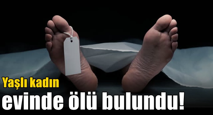 Yaşlı kadın evinde ölü bulundu!