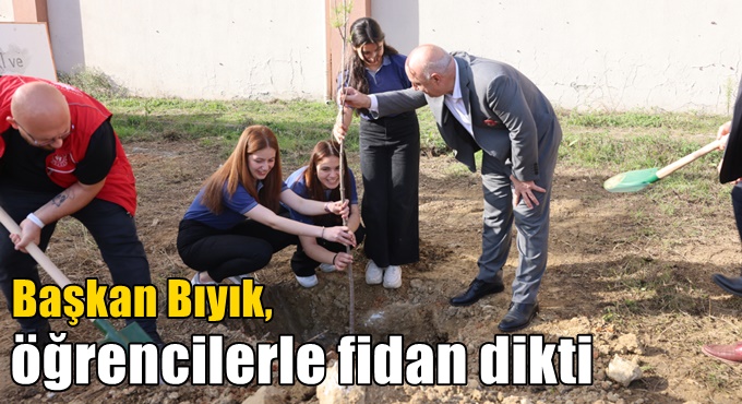 CUMHURİYETİN 100. YILI İÇİN FİDANLAR TOPRAKLA BULUŞTU