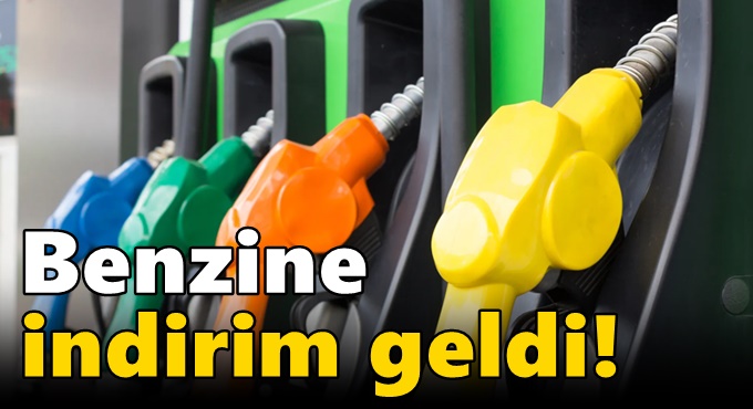 Benzine indirim geldi!