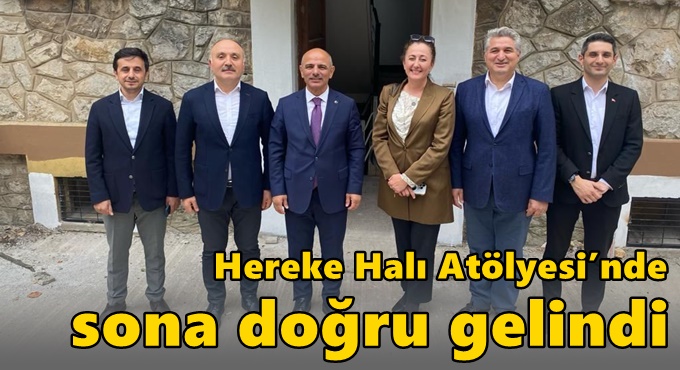 Hereke Halı Atölyesi’nde sona doğru gelindi