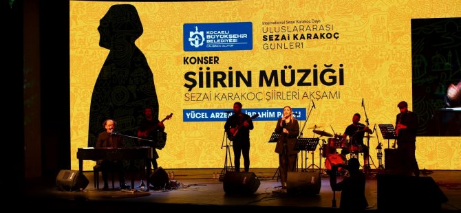 Üstat Karakoç muhteşem bir gecede şiirleriyle anıldı