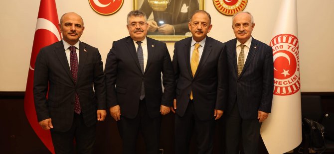 Başkan Söğüt, Bakan Özhaseki ile görüştü