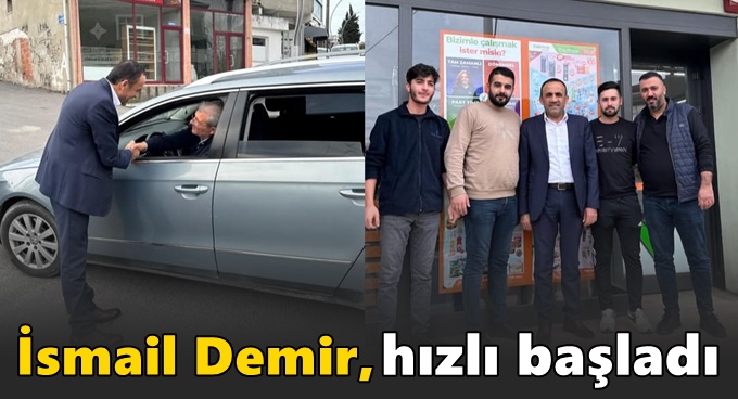 İsmail Demir, sahaya indi