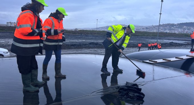 Dip çamuru temizliğine uluslararası basından ilgi
