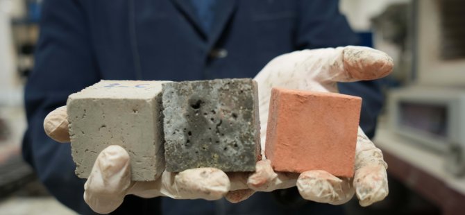 Körfez dip çamurundan tuğla ve balata