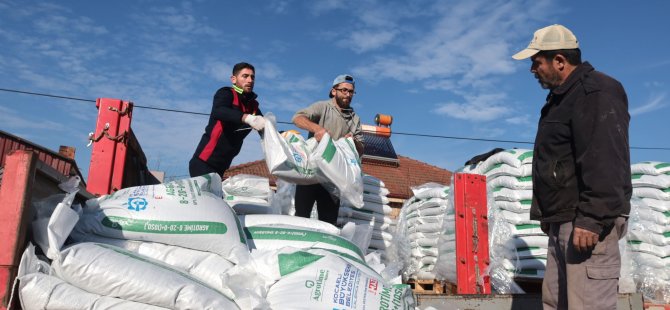 Çiftçilere yüzde 50 hibeli gübre dağıtımı başladı