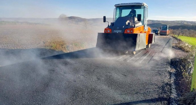 Kandıra Akçakese-Boşnaklar yolu asfaltlandı