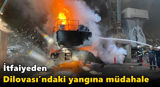 İtfaiyeden Dilovası’ndaki yangına müdahale