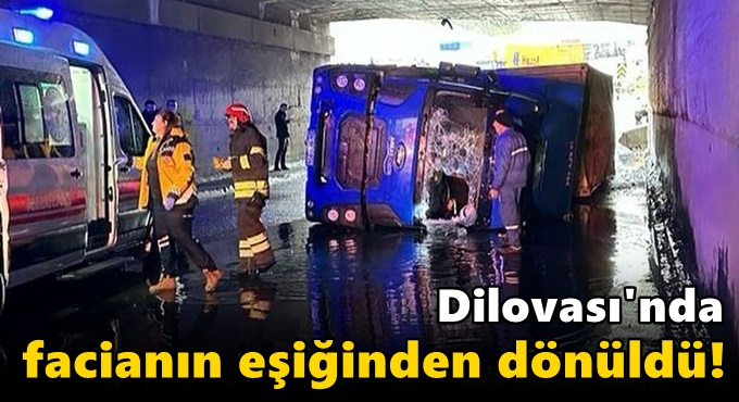 Dilovası'nda facianın eşiğinden dönüldü!