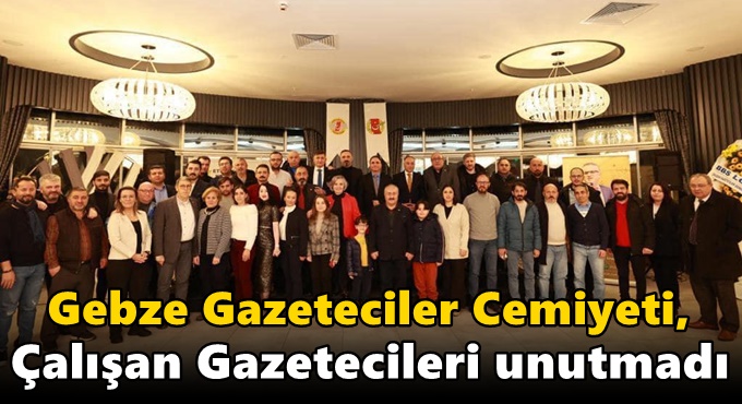 Gebze Gazeteciler Cemiyeti, Çalışan Gazetecileri unutmadı