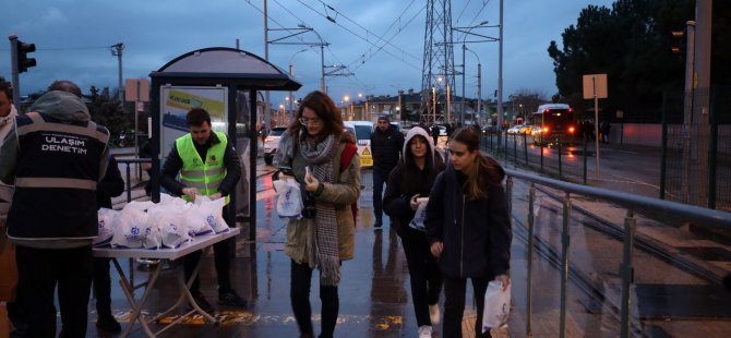 Büyükşehir’den kandil simidi ikramı