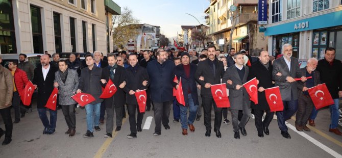 Körfez Şehitler için tek yürek oldu