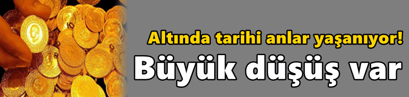 Altında tarihi anlar yaşanıyor! Büyük düşüş var