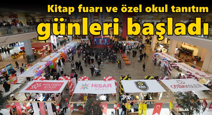 Gebze Center'da Kitap fuarı ve özel okul tanıtım günleri başladı