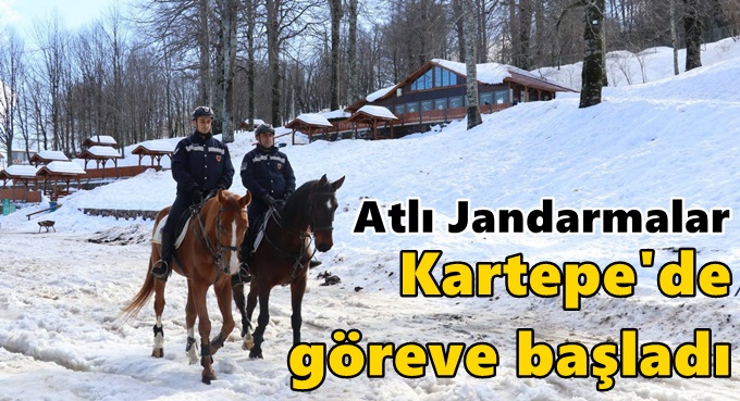 Kartepe'nin güvenliği atlı jandarmaya emanet!
