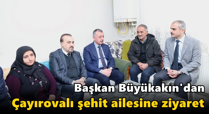 Başkan Büyükakın: Şehitlerimizin kanı yerde kalmıyor