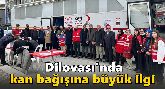 Dilovası’nda kan bağışına büyük ilgi