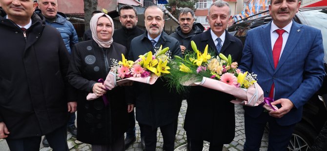 Başkan Büyükakın, “Gündemimizde sadece hizmet, eser ve icraat var”