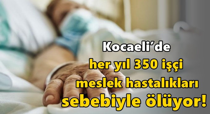 Kocaeli’de her yıl 350 işçi meslek hastalıkları sebebiyle ölüyor!