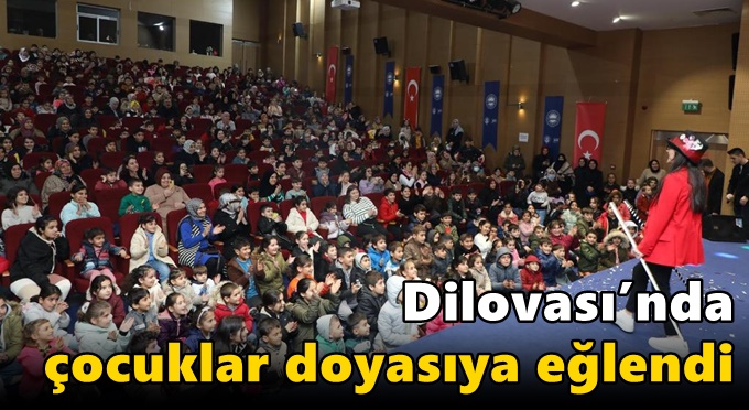 Dilovası’nda çocuklar doyasıya eğlendi