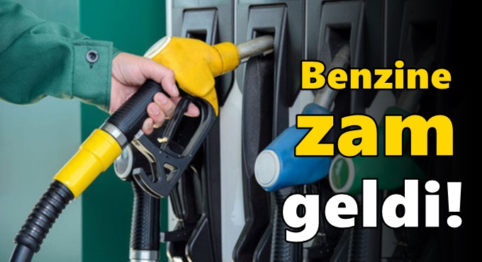 Benzine yine zam geldi!