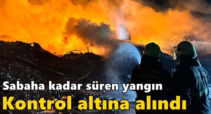 Yangın kontrol altına alındı. Hasar büyük!