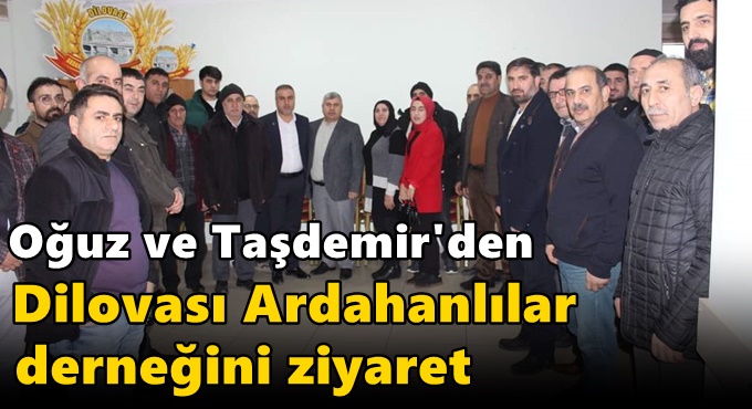 Oğuz ve Taşdemir'den Dilovası Ardahanlılar derneğine ziyaret