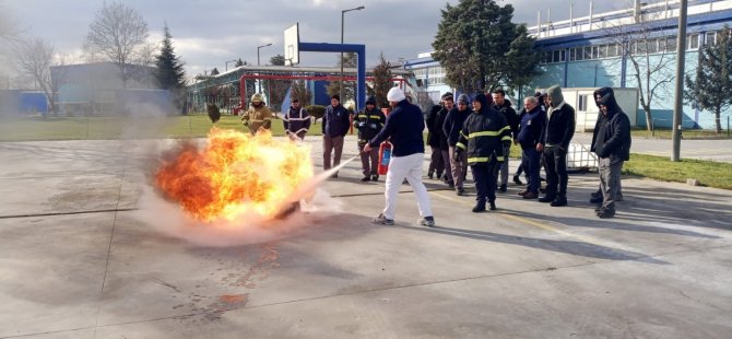 Büyükşehir İtfaiyesi’nden Tekirdağ’da eğitim