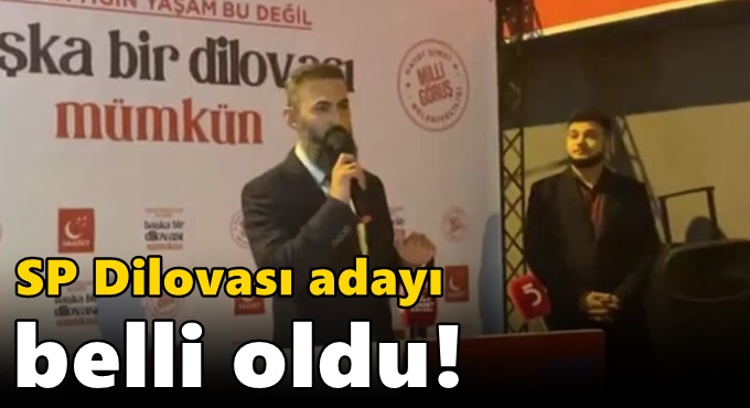SP Dilovası adayı belli oldu!