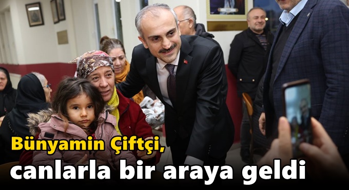 Bünyamin Çiftçi, canlarla bir araya geldi