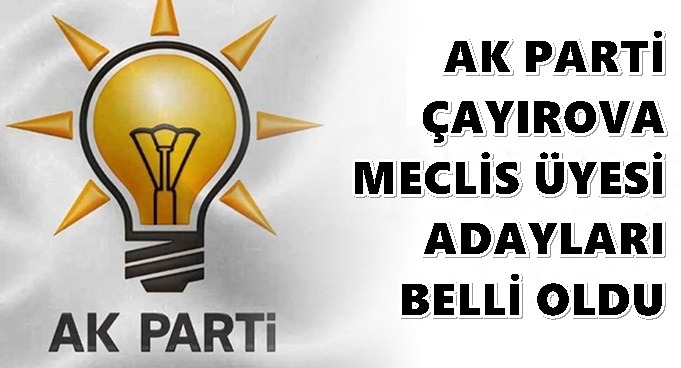 AK Parti Çayırova Meclis listesi