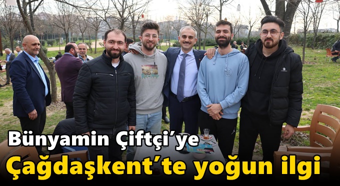 Bünyamin Çiftçi’ye Çağdaşkent’te yoğun ilgi