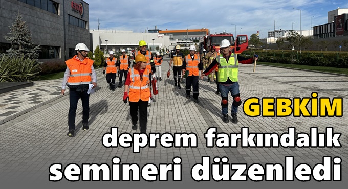 GEBKİM Deprem Farkındalık Semineri Düzenledi