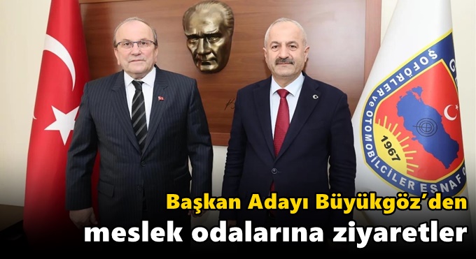 Başkan Adayı Büyükgöz’den  Meslek Odalarına Ziyaretler