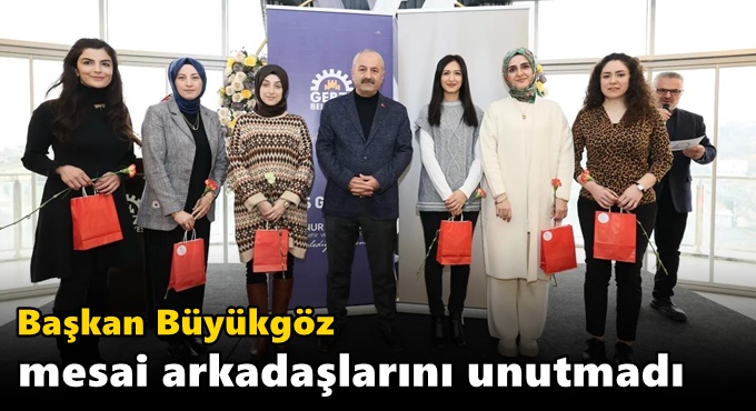 Başkan Büyükgöz Mesai Arkadaşlarını Unutmadı